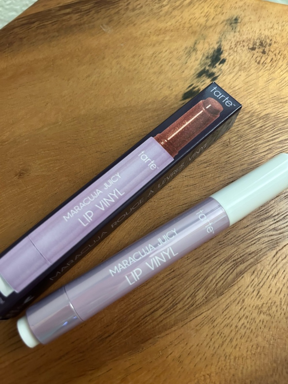 NIB★Tarte Maracuja Juicy Lip Vinyl Gloss in Shimmering Cinnamon Spice - Picture 2 of 5